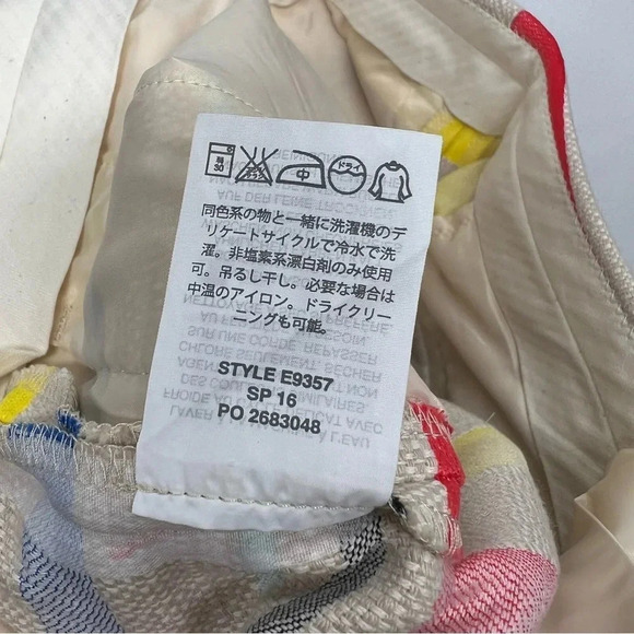 {J. Crew} Mid Rise Flat Front Chino Jacquard Basketweave Stripe Dress Shorts - Picture 4 of 5